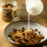 Granola protéiné double chocolat et bleuets