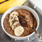 Gruau frigo protéiné chocolat noir et noix de coco