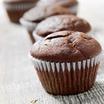 Muffins protéinés double chocolat