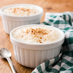 Pouding au riz au sirop d'érable protéiné