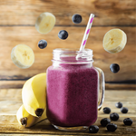 Smoothie-collation protéiné aux bleuets d'ici