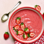 Smoothie bol protéiné aux fraises du Québec