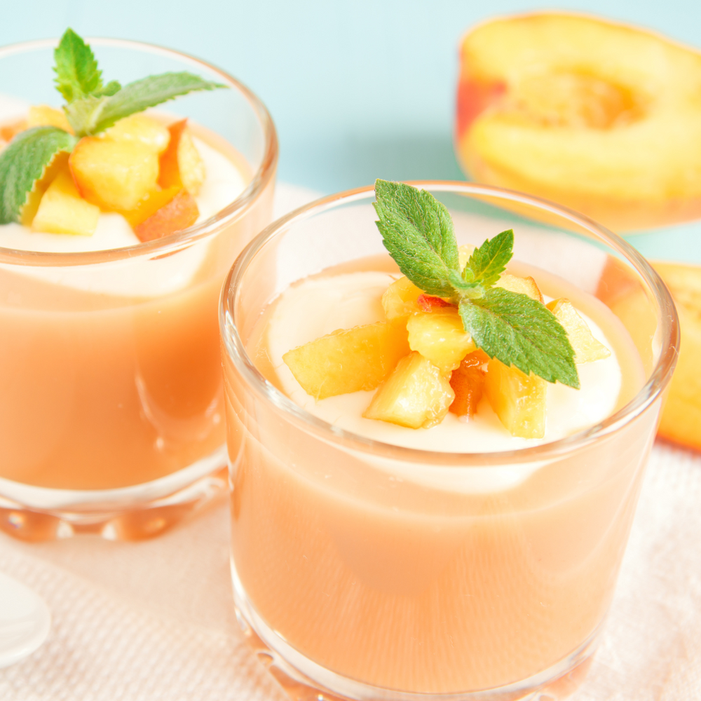 Smoothie protéiné pêche et banane